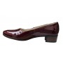 Pantofi dama casual din piele naturala LAC, Bordeaux - STD24LVIS